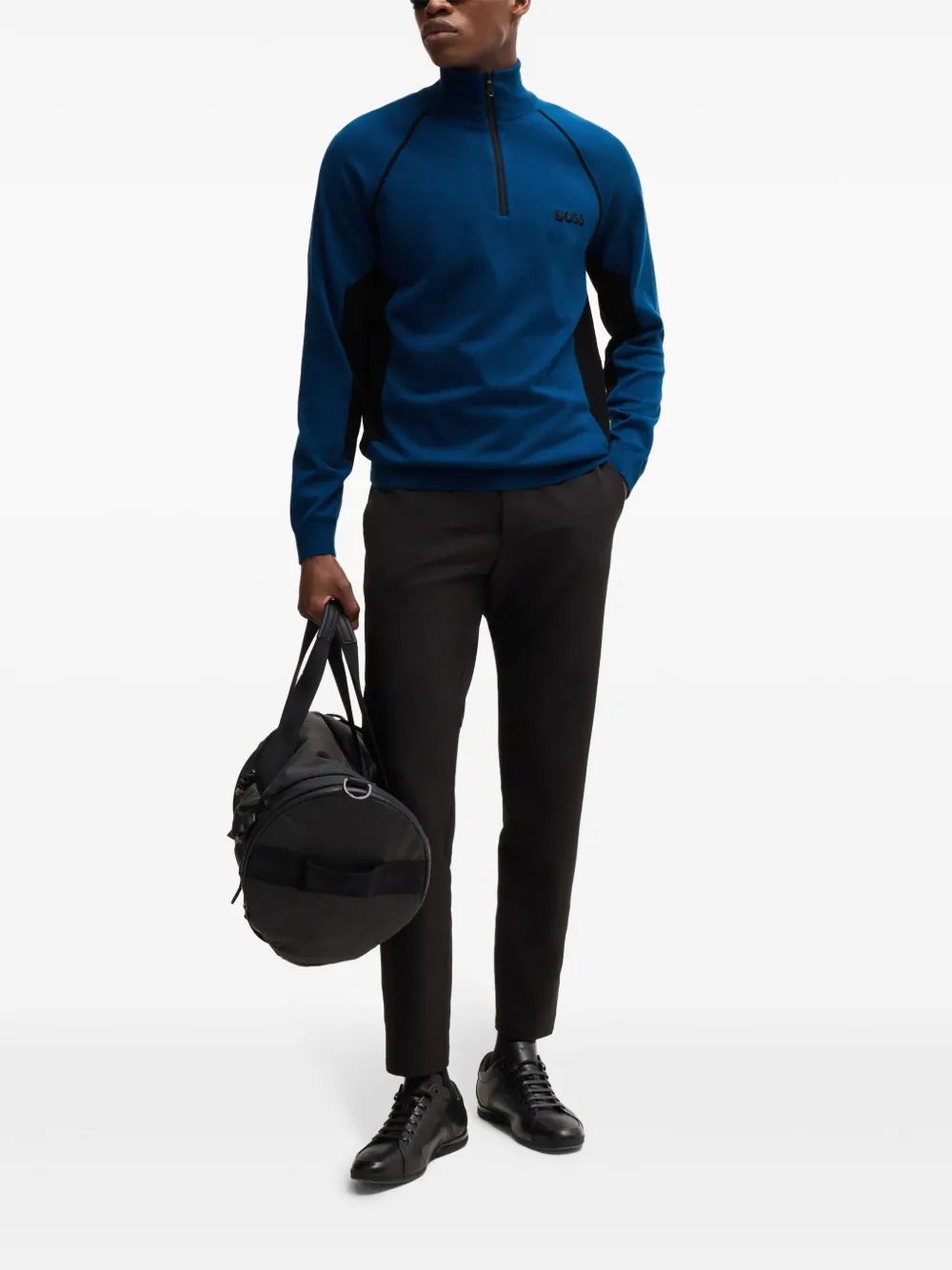 BOSS Suéter color block com logo bordado | Suéter | Image 2