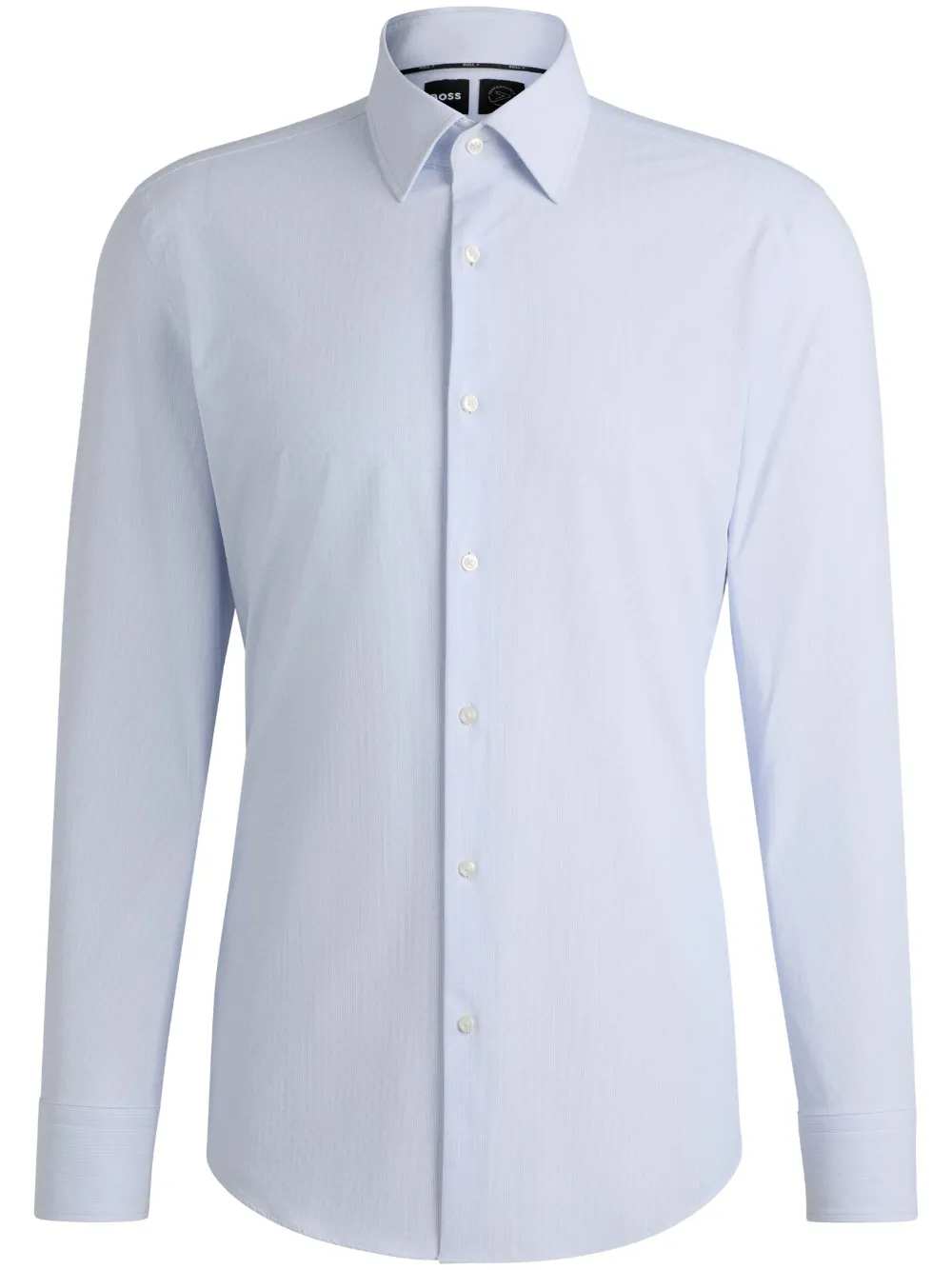 BOSS Overhemd met stippen en lange mouwen Blauw
