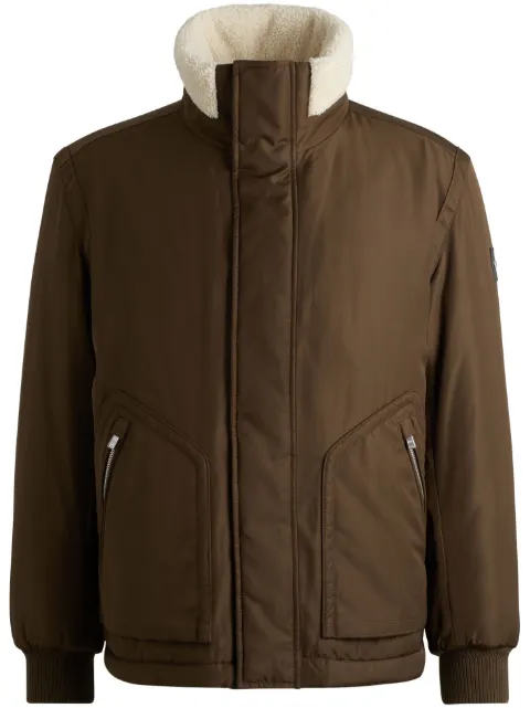 BOSS logo patch detailing jacket 