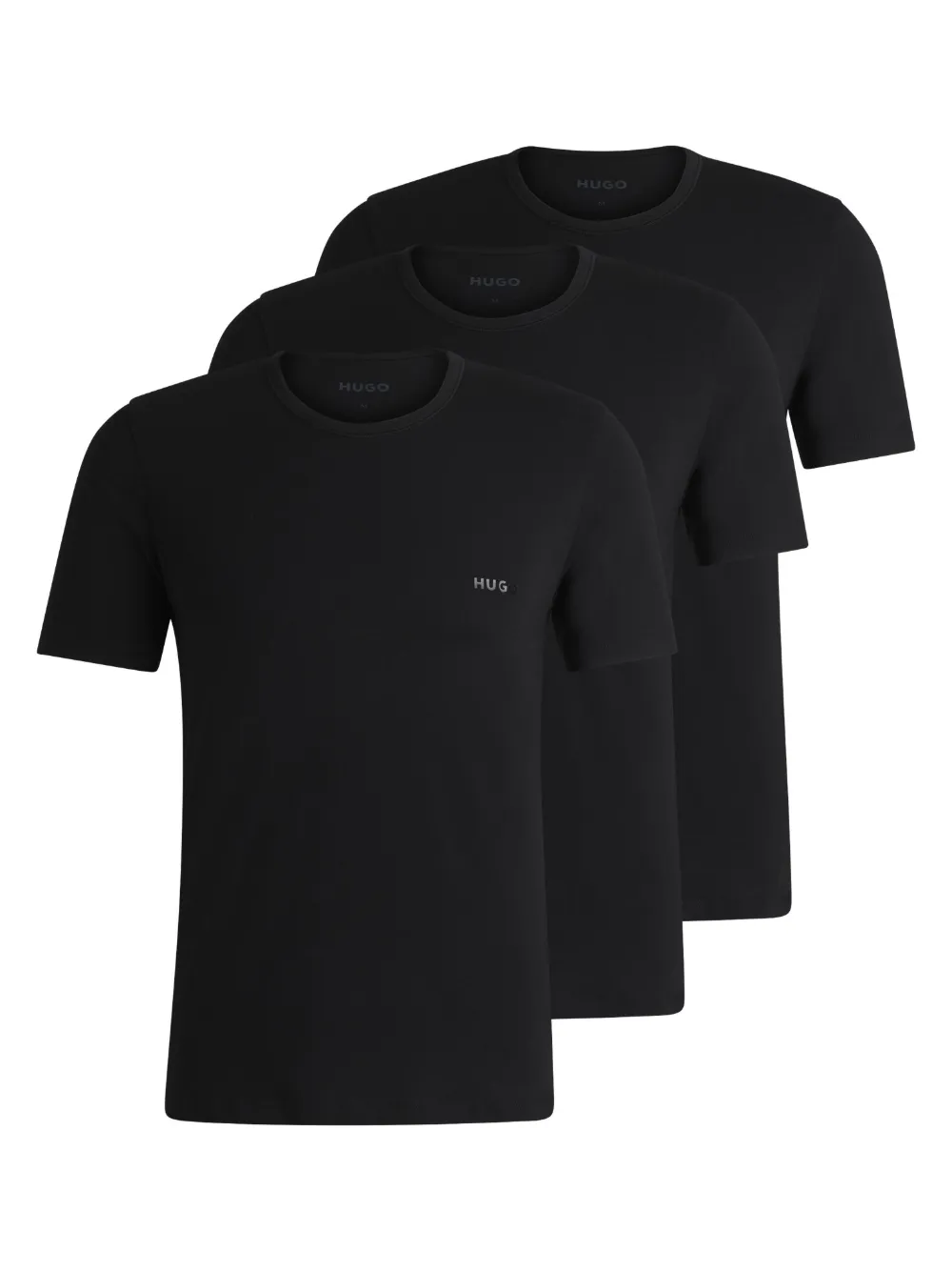 HUGO Kit 3 camisetas com logo | Image 2