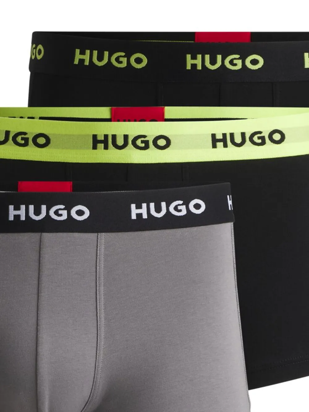 HUGO Kit 3 cuecas boxer com logo no cós | Image 2