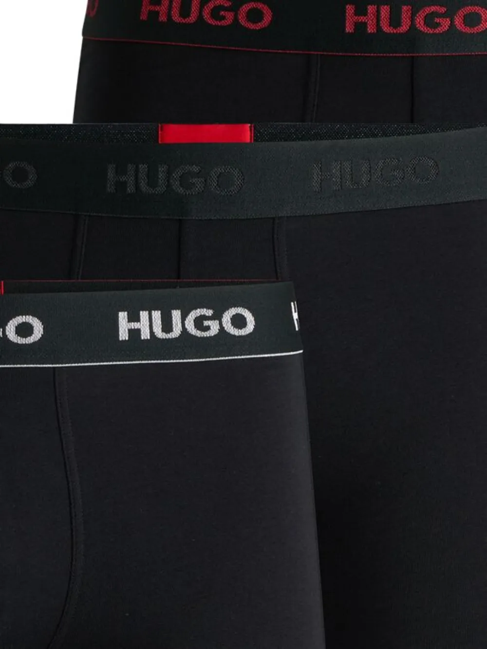 HUGO Kit 3 cuecas boxer com logo no cós | Image 2