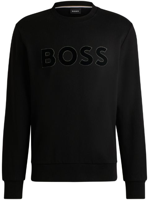 BOSS sudadera con parche del logo