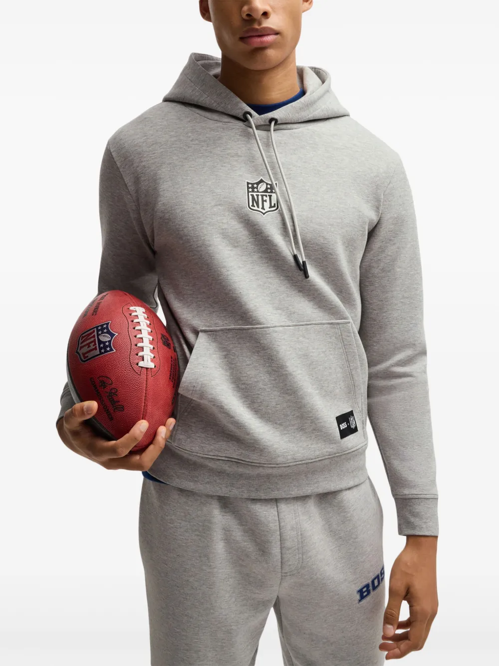 BOSS x NFL hoodie Grijs
