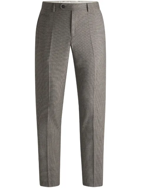 BOSS Calça de alfaiataria xadrez