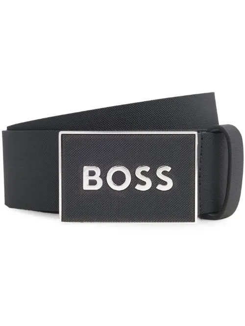 Ceinture en cuir à logo - BOSS - Modalova