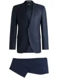 BOSS checked suit - Blue