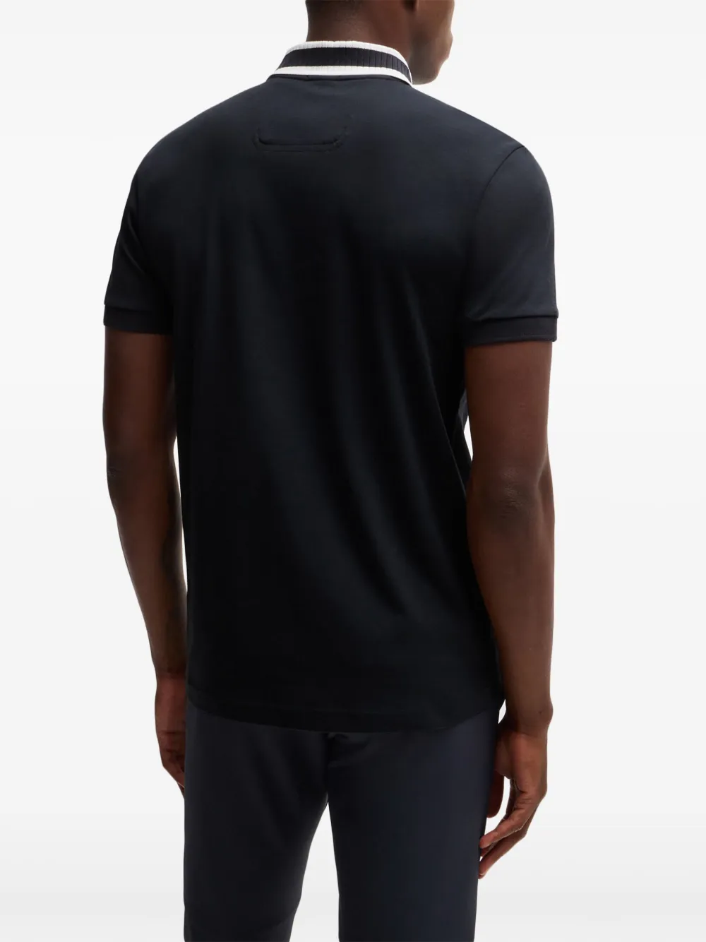 BOSS Poloshirt met logo Blauw