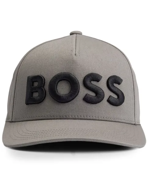 BOSS Boné de algodão com logo bordado