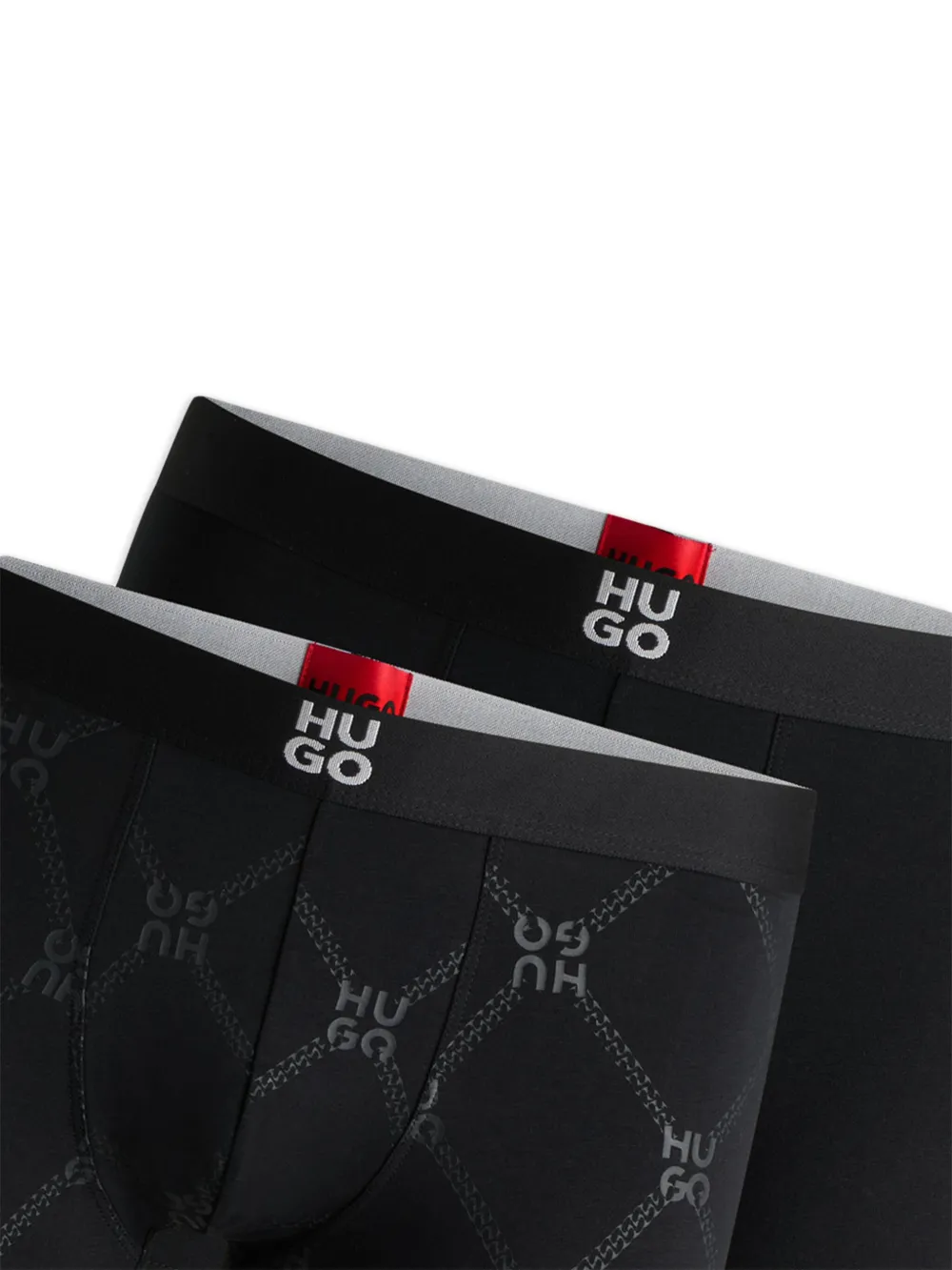 HUGO Kit 2 cuecas boxer com logo no cós | Image 2