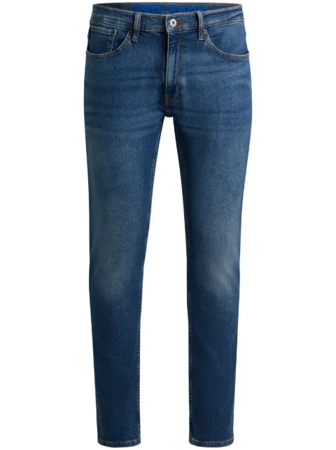 HUGO stonewashed slim-cut jeans