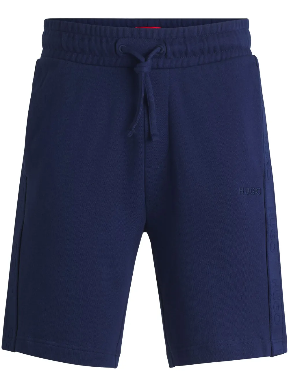 HUGO Short de moletom com logo bordado | Azul | Image 1