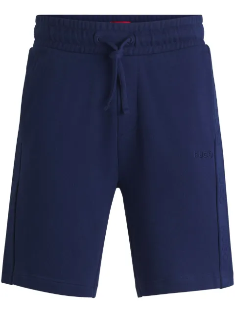 HUGO Short de moletom com logo bordado