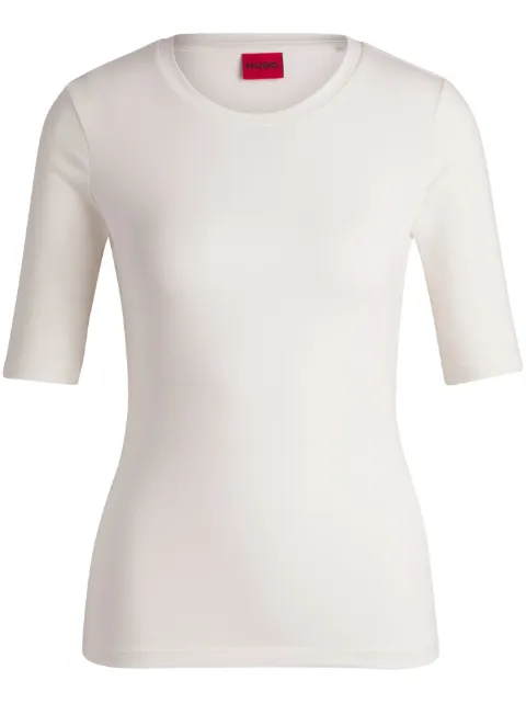 HUGO Camiseta slim mangas curtas