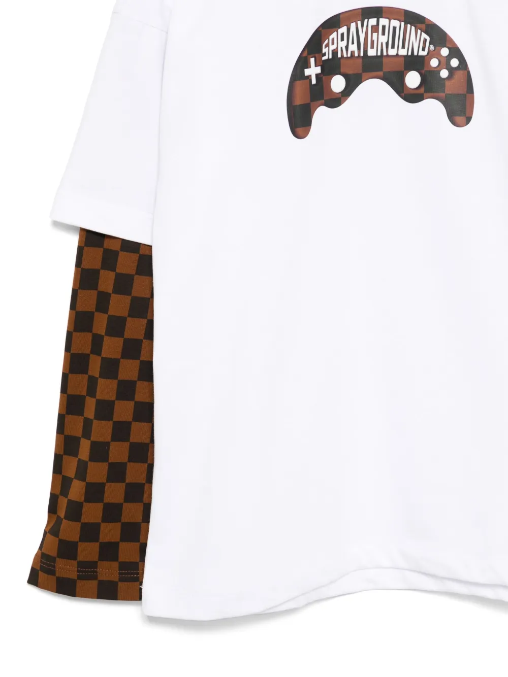 Sprayground Kid Money Bear Gamer T-shirt In White