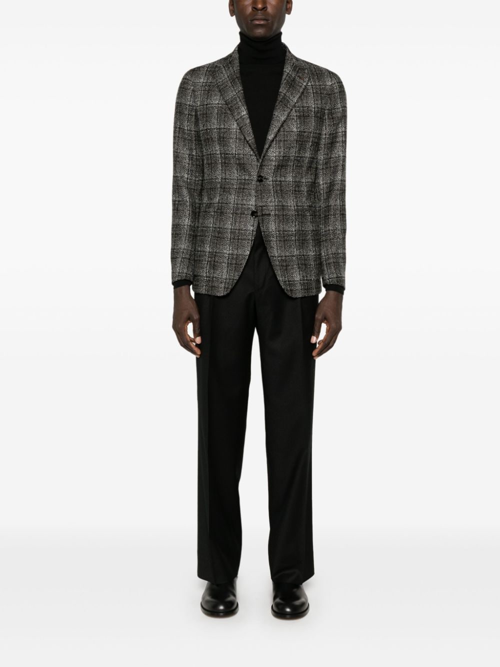 Tagliatore Tweed blazer - Zwart