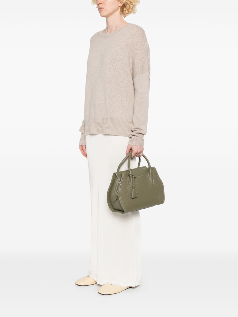 Shop Coccinelle Leather Tote Bag In Green