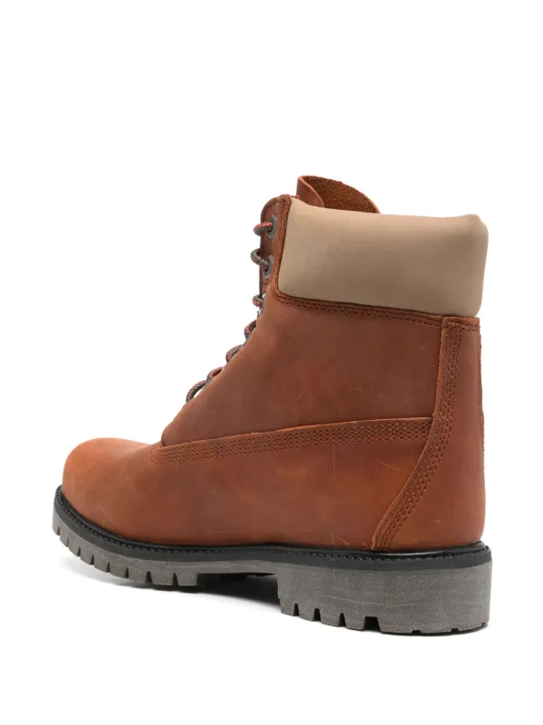 Timberland Premium lace up Boots Brown FARFETCH CA