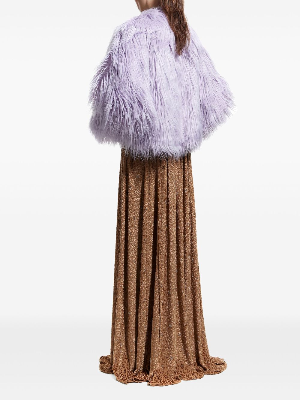 Bimba y Lola Oversize Faux Fur Jacket - Farfetch