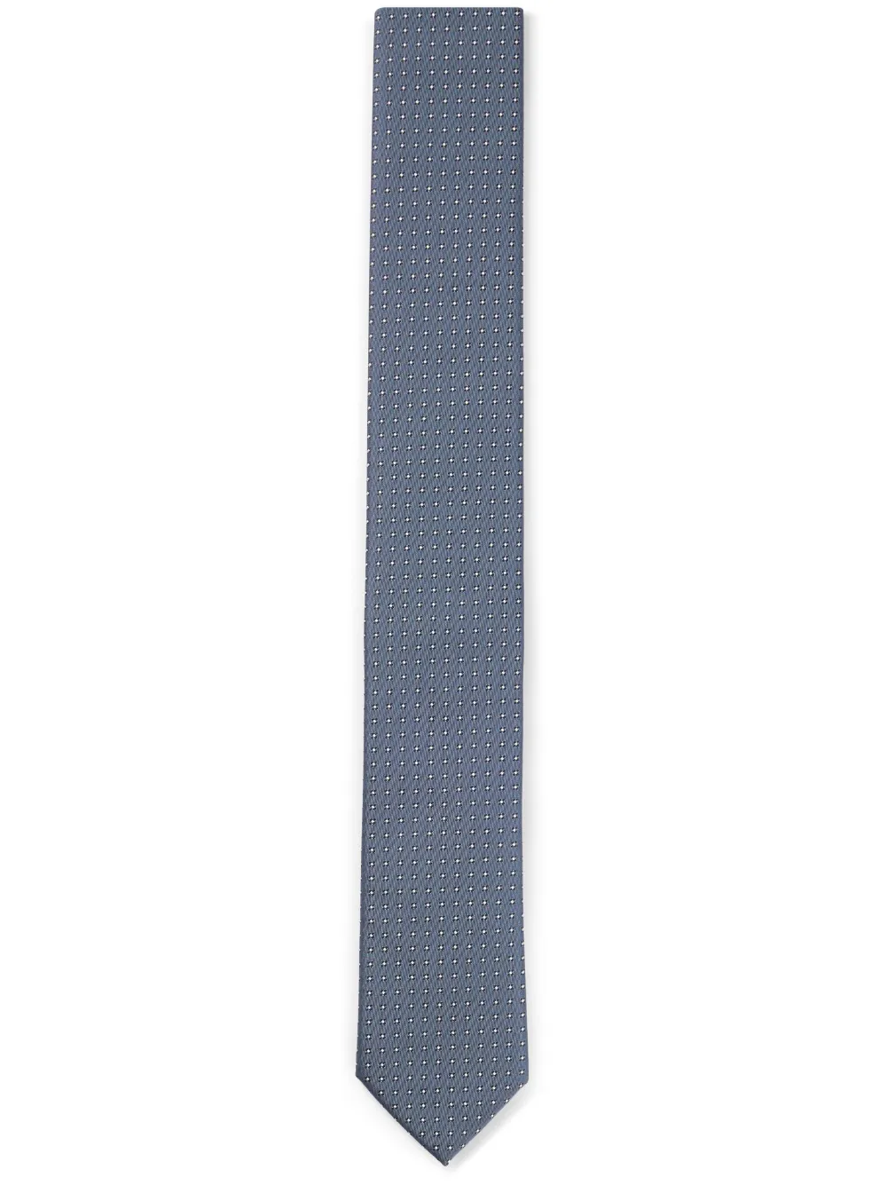 BOSS Gravata de jacquard com padronagem | Azul | Image 1