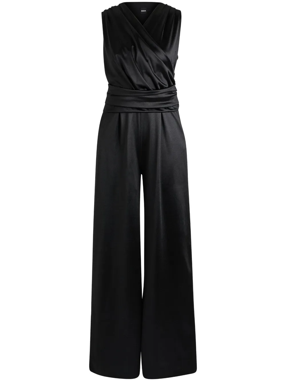 BOSS Macacão com detalhe franzido | Preto | Image 1