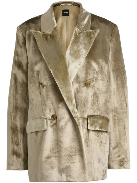 BOSS Blazer de veludo