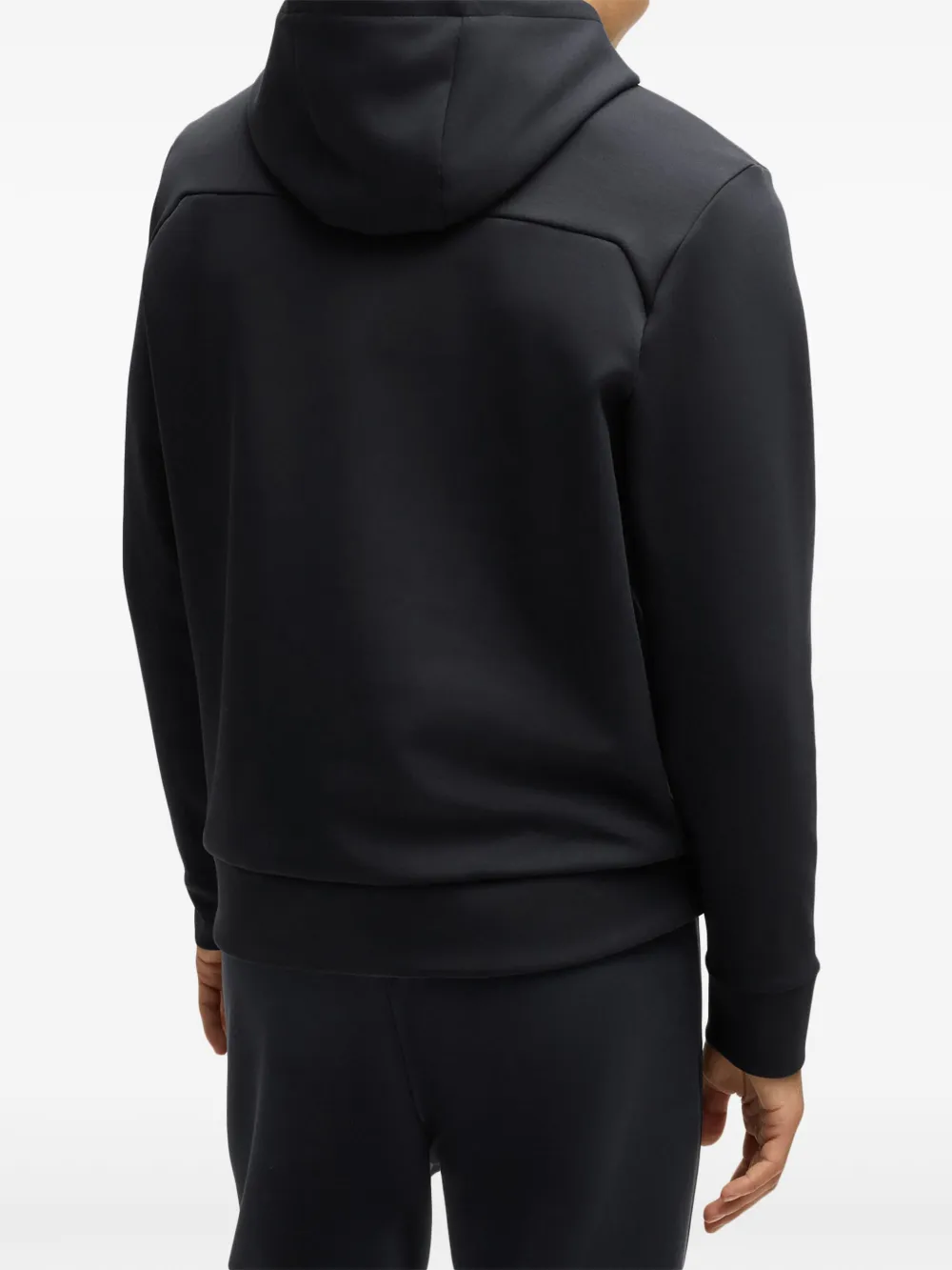 BOSS Hoodie verfraaid met band Blauw