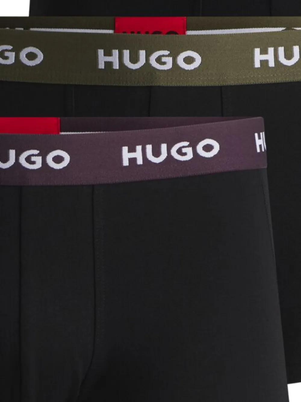 HUGO Kit 3 cuecas boxer com logo no cós | Image 2