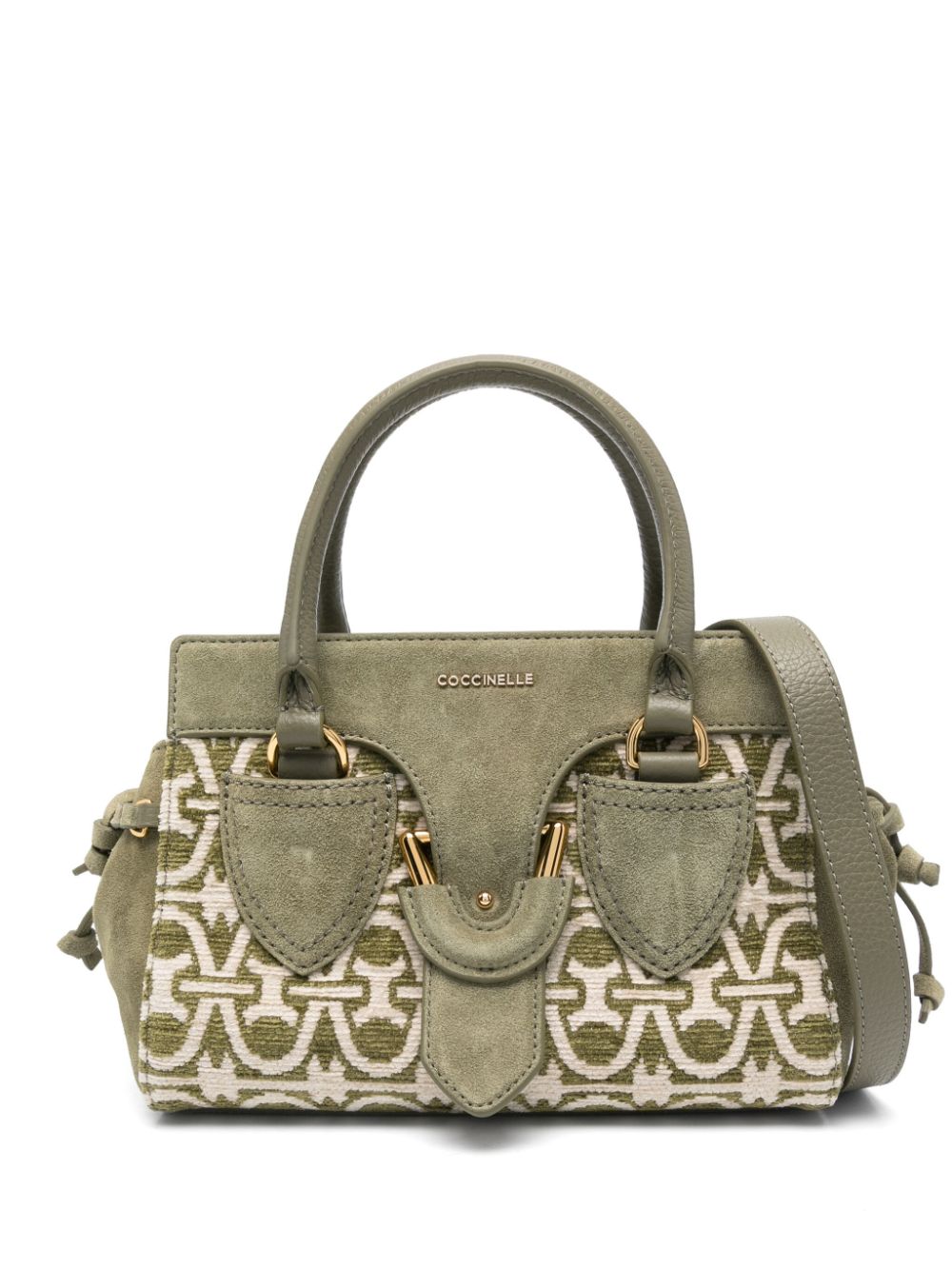 Coccinelle small York tote bag - Green