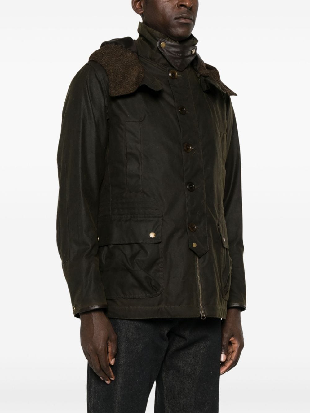 Shop Barbour X To Ki To Shoreman Jacket In Green