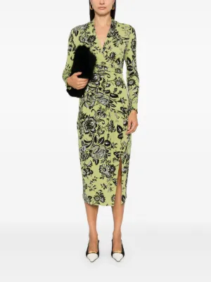 DIANE von FURSTENBERG◆スパンコールプリント マキシドレス DIANE von FURSTENBERG◇スパンコールプリント マキシドレス