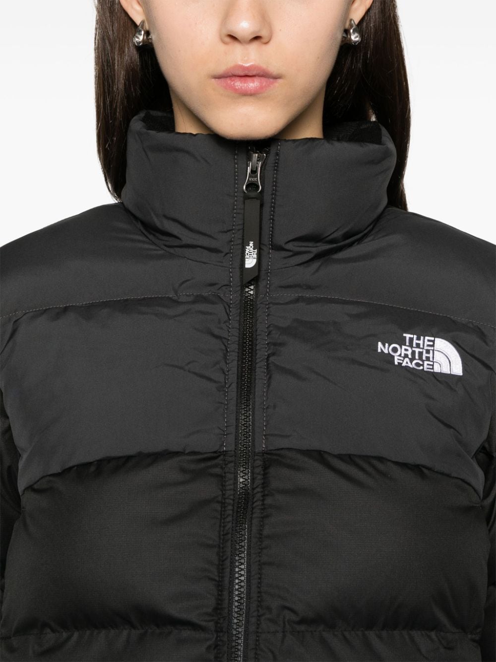 Shop The North Face Saikuru Puffer Jacket In Black