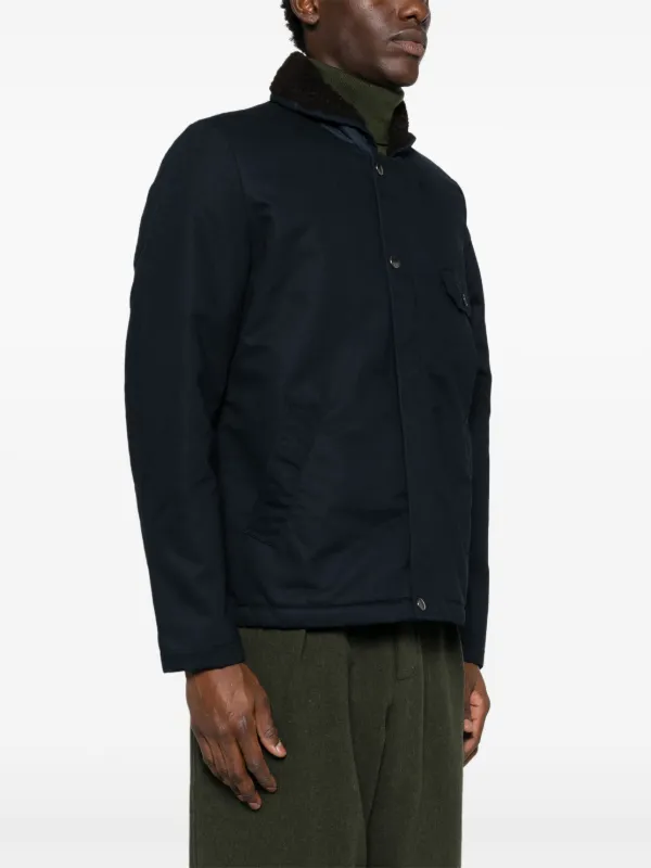 Veste Boulanger Homme Universal Works - Taille M, Blanc, Style Décontracté, Fermeture à Cordon