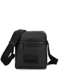 Just Cavalli logo-plaque messenger bag - Black