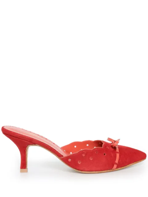 Sarah Chofakian mules con tacón de 55mm