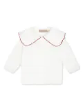 La Stupenderia ruffle-collar shirt - White