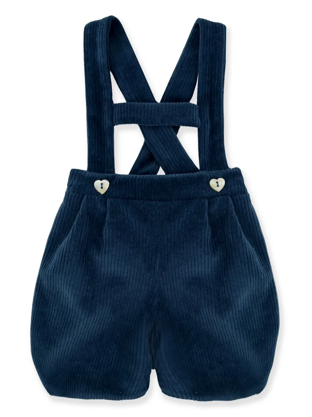 La Stupenderia Fluwelen tuinbroek en body set Blauw