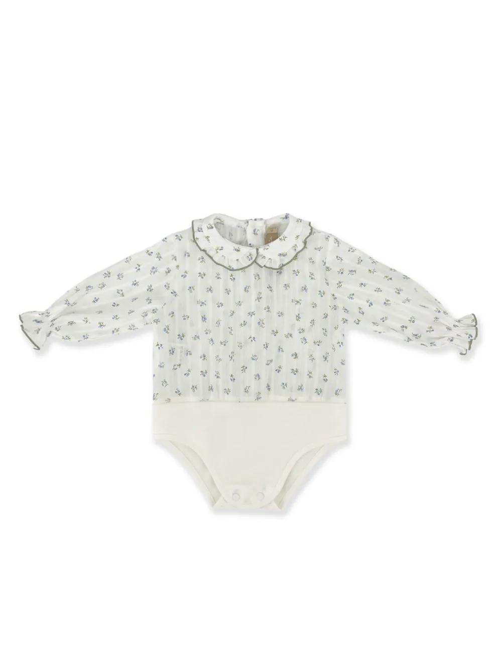 La Stupenderia Fluwelen tuinbroek en body set Blauw