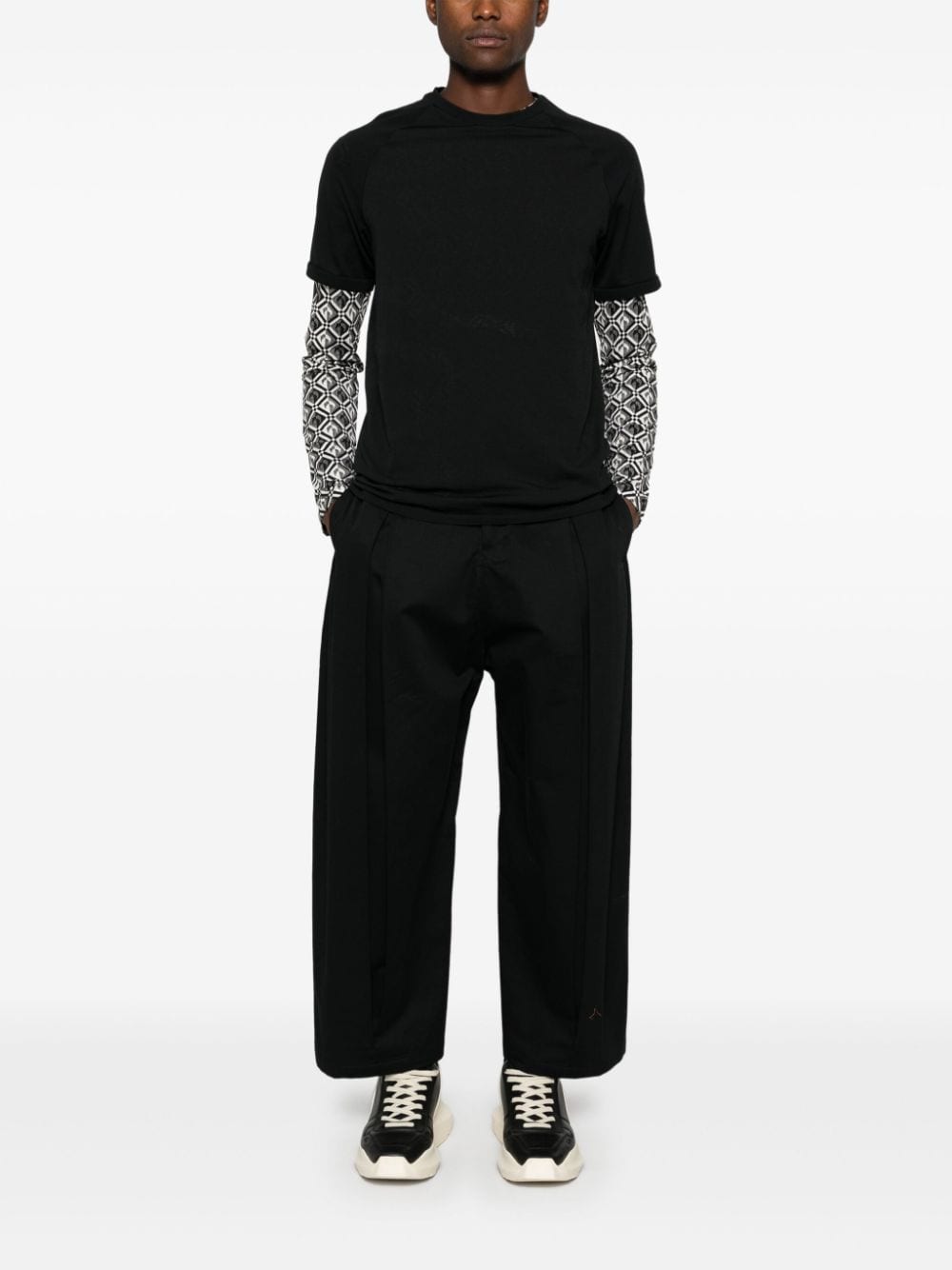 Y-3 M Run T-shirt - Zwart