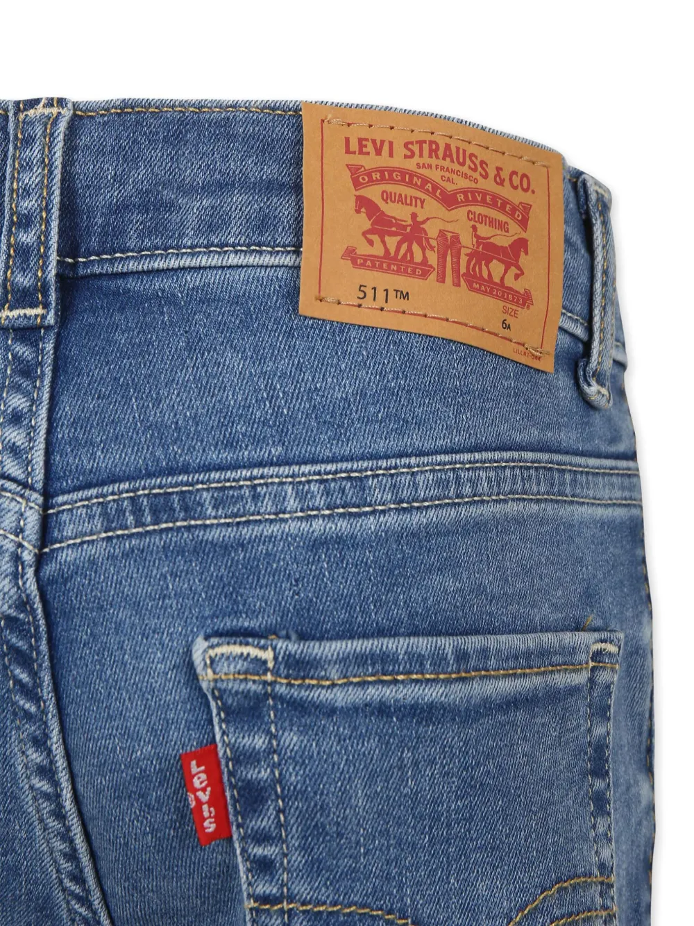 Shop Levi's Straight-leg Jeans In Blue