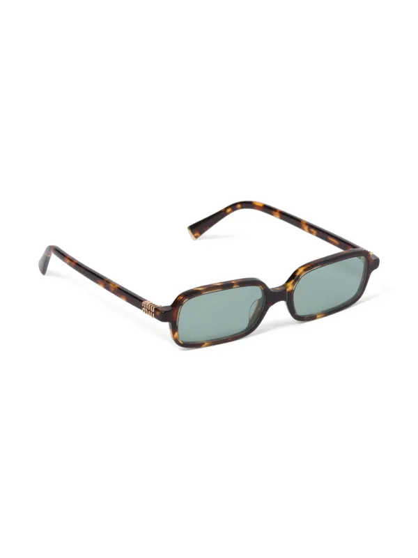 Miu Miu Eyewear Miu Regard Sunglasses | Brown | FARFETCH