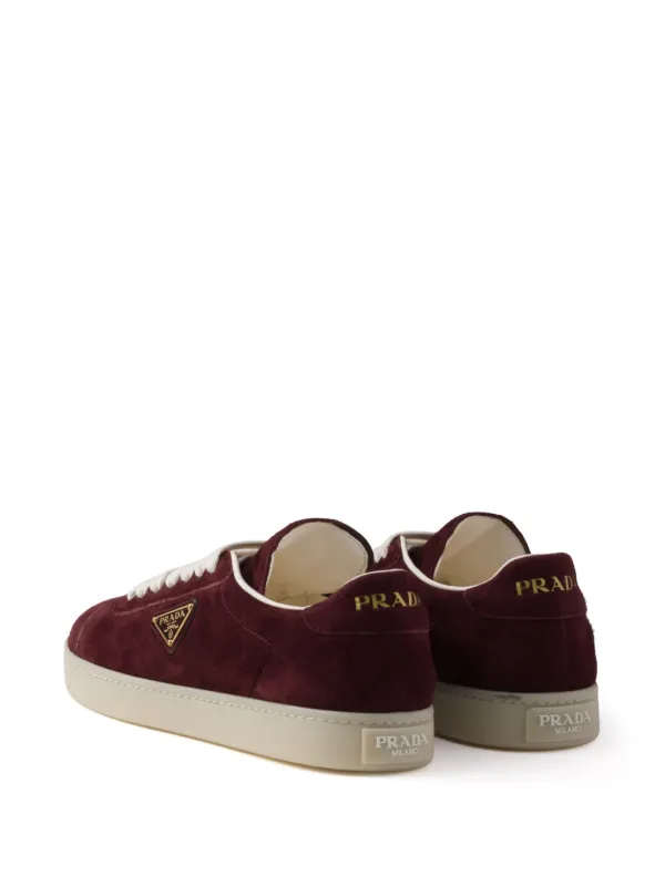 【関税込み】PRADA Suede sneakers Prada Suede Running Sneakers | Saks Fifth Avenue
