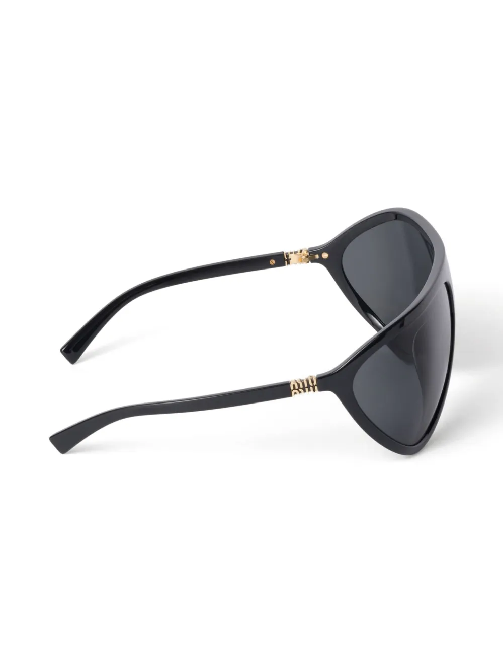Miu Eyewear Runway zonnebril Zwart