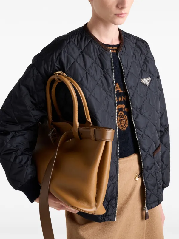Prada Quilted Light Re-Nylon Jacket | Blue | FARFETCH Prada Quilted Light Re-Nylon Jacket | Blue | FARFETCH