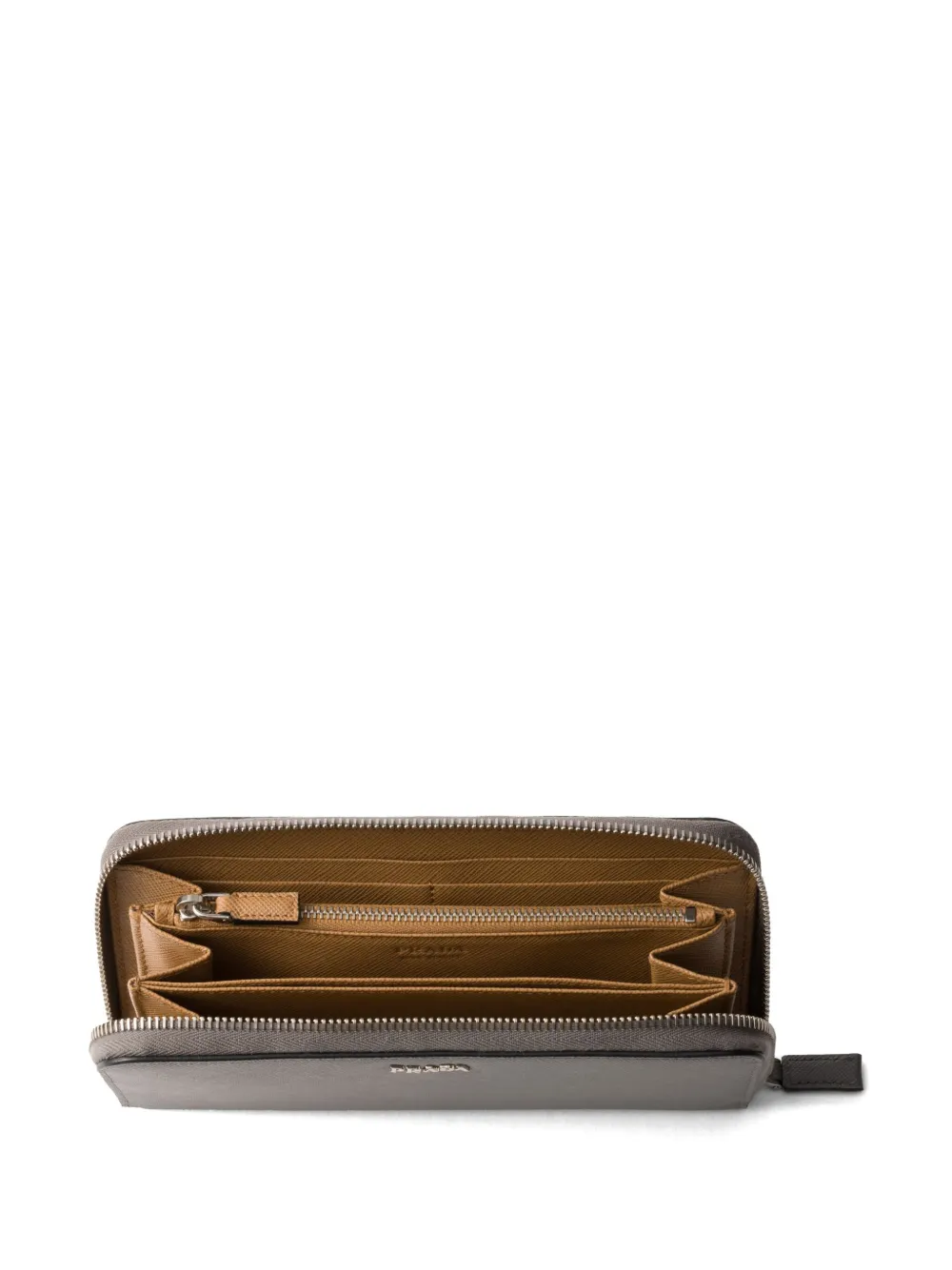 Prada Portemonnee van saffiano leer Grijs