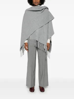 ポンチョ・ケープ FABIANA FILIPPI Women Capes SAD275A006L402 VRU Silver Cotton and linen cape with sequins, sand for Women | Fabiana