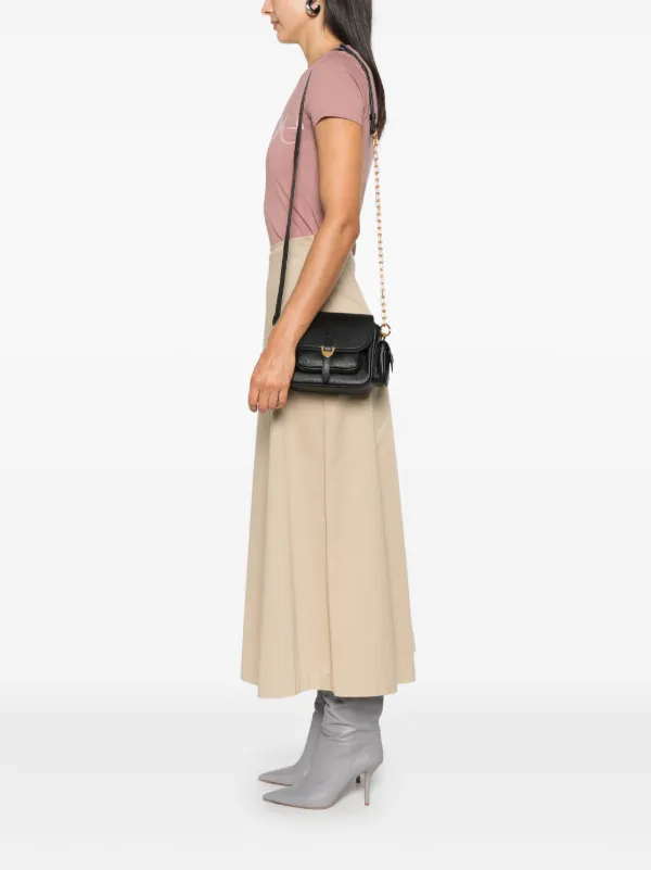 Coccinelle Mini Campus Cross Body Bag | Black | FARFETCH GR