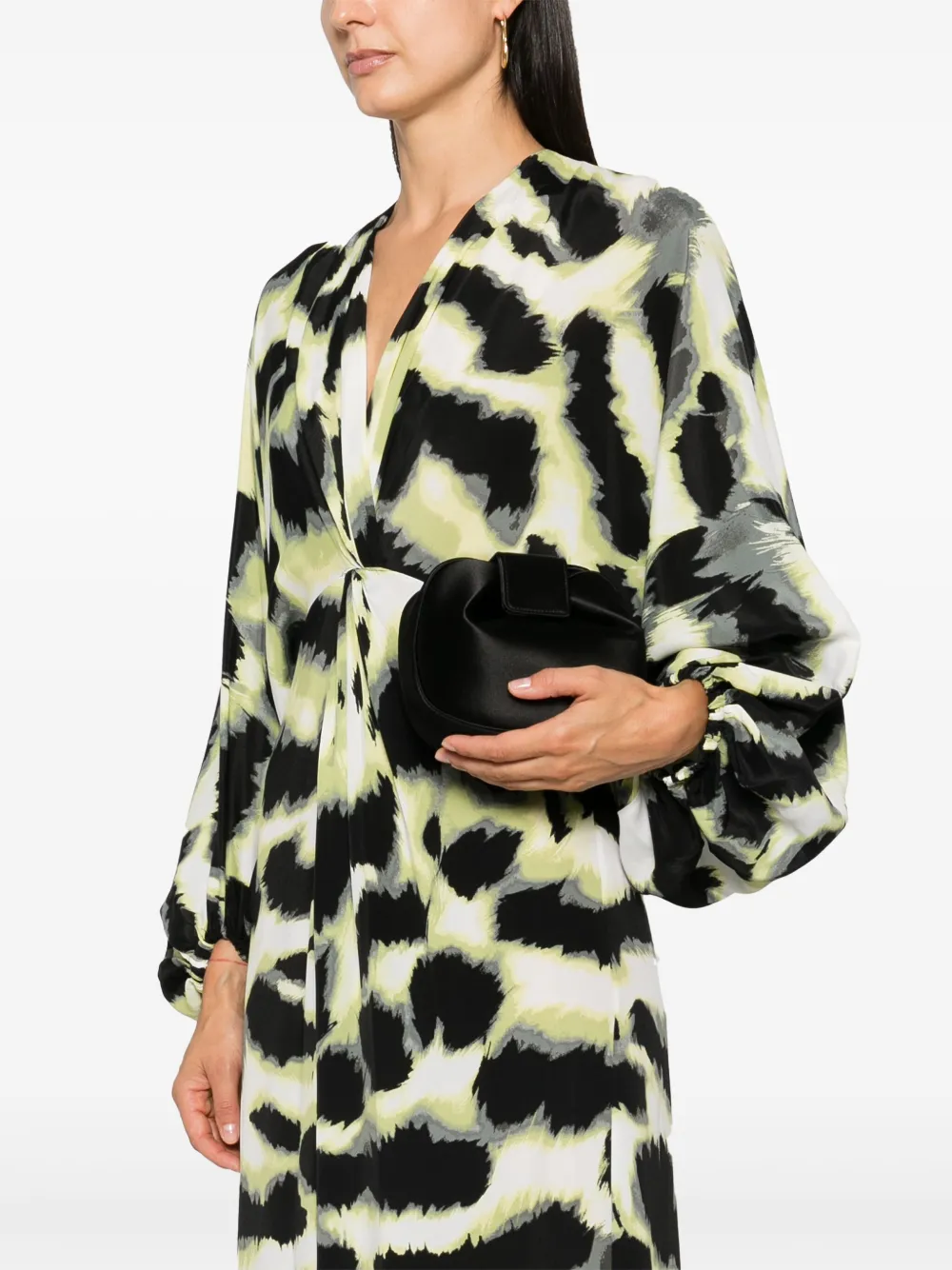 Gabriela Hearst Kleine clutch - Zwart