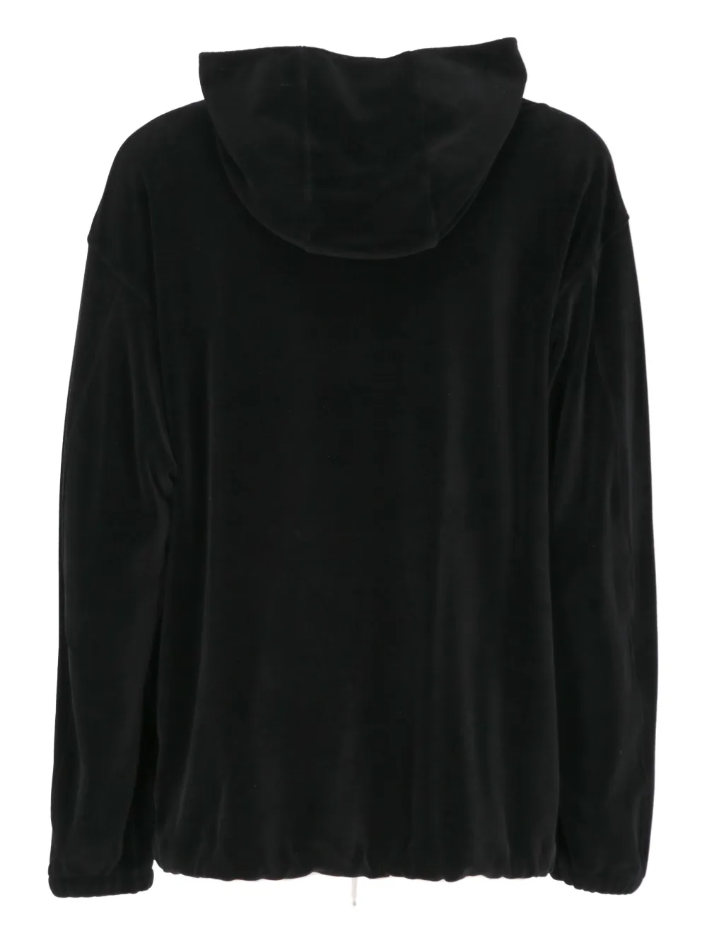 Gucci Pre-Owned 2010s hoodie met Interlocking G-applicatie - Zwart