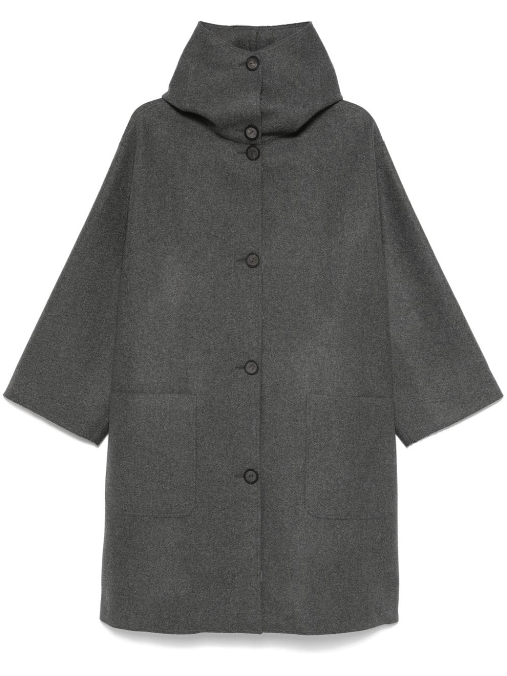 Dušan Cashmere Single-breasted Coat In Grey